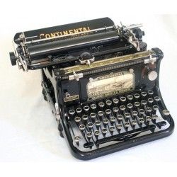 Antigua Máquina de Escribir Continental Standard, Alemana, de los Años 1.910