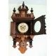 Antiguo Reloj de Pared Alfonsino de la casa Junghans funcionando finales de los años 1900