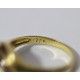 Antiguo anillo de oro de 18 K con diamantes ,rubis y zafiro