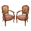 Bellísimos sillones Luis XV, de origen francés, en excelente estado.