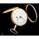 Impresionante reloj Catalino de repetición 18 Quilates de origen ingles de los años 1840.