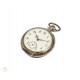 Antiguo reloj de bolsillo de cuerda manual funcionando origen frances